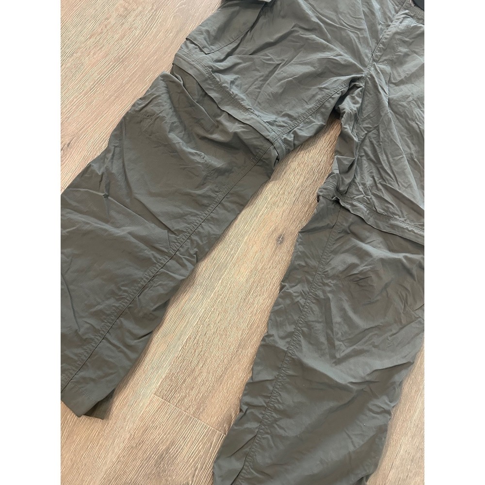 Columbia Silver Ridge Convertible Cargo Pants Mens 38x30 Green Hiking Trail Zip - Picture 5 of 12